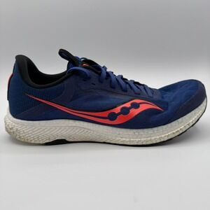 Saucony Roadrunner 44 Running Shoes Men's Size 11 Blue Red Max Cushion Sneakers